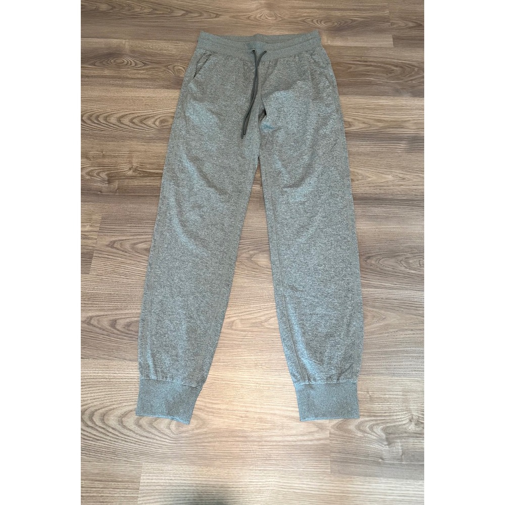 Athleta Uptempo Jogger Heathered Grey Green Sweatpants size Small Tall